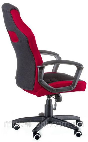 Геймерське крісло Riko black/red, колір чорно-червоне, оббивка-тканина | Зображення 7