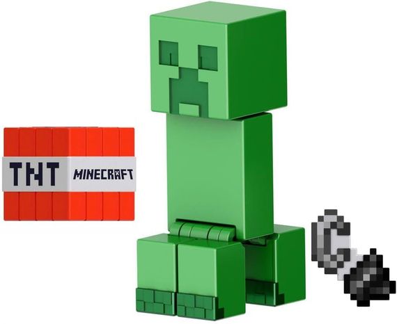 Ігровий набір Майнкрафт з Кріпером Оригінал Mattel Minecraft 2-Pack with Creeper | Зображення 1