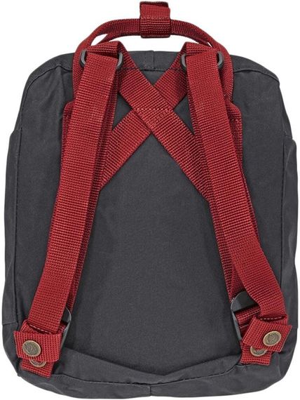 Рюкзак Fjallraven Kanken Mini. Black/ox red | Зображення 1