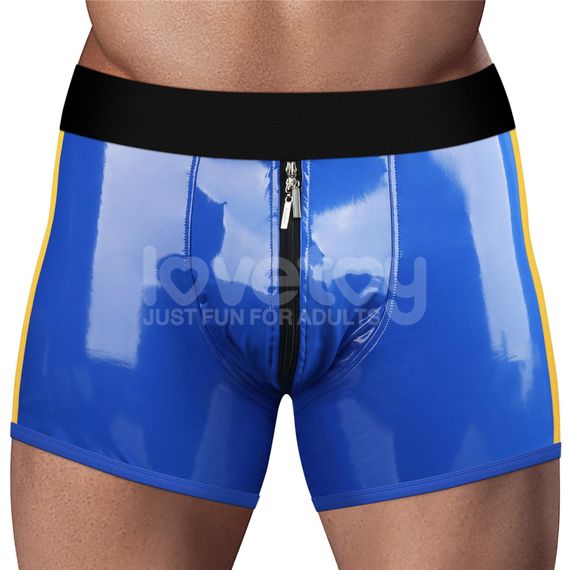 Труси для страпону Chic Strap-On Shorts, сині | Зображення 1