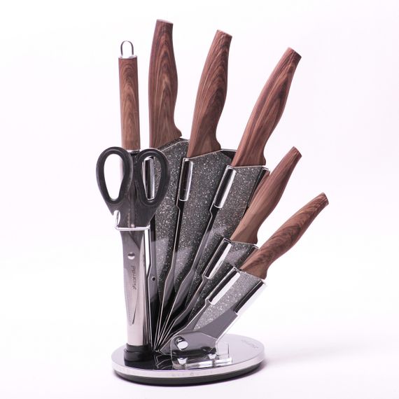 Набор ножів Kitchen knife B12418 XPRO чорний (43779-B12418_744) | Зображення 2