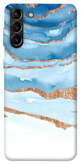 Чохол IBANAN Небесно-золотий мармур для Samsung Galaxy S21+