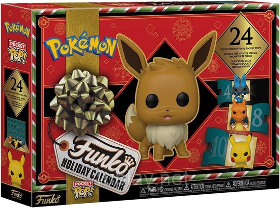 Адвент календарь Покемоны Funko Pop Advent Calendar Pokemon Подарочный набор фигурок Фанко Поп Покемон