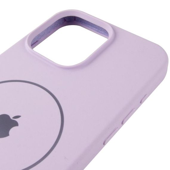 Чохол Silicone Case Full Protective (AA) V2 with MagSafe для Apple iPhone 12 Pro / 12 (6.1") Бузковий / Lilac | Зображення 3