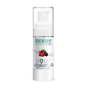 Лубрикант з ефектом вібрації Amoreane Med Liquid Vibrator Berries (30 мл) Sex Aura