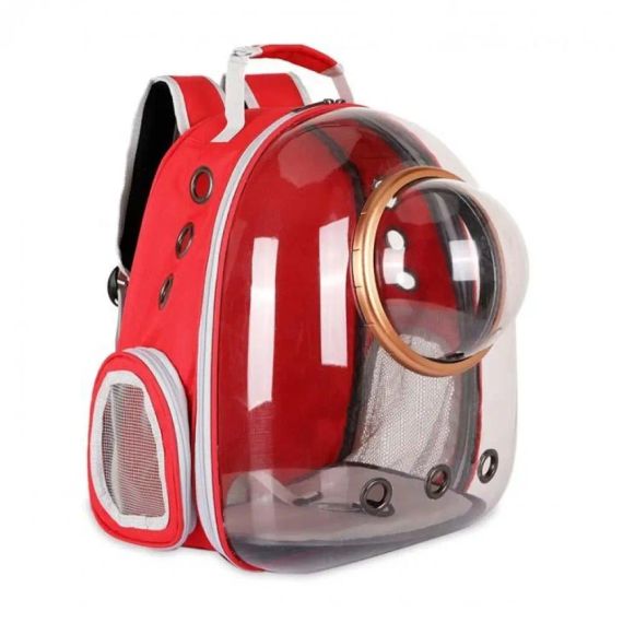 Переноска-рюкзак иллюминатор для кошек и собак с сферическим иллюминатором