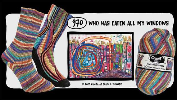 Пряжа для шкарпеток Opal Sockenwolle, серия Hundertwasser, 4055 | Зображення 1