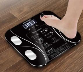 Умные напольные смарт весы Bluetooth с приложением для Android или IOS, анализаторы жира