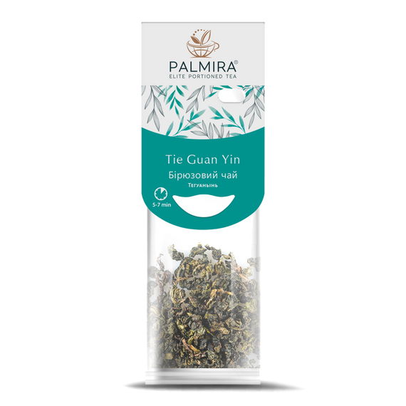 Бірюзовий чай Palmira "Тегуаньинь" (Tie Guan Yin) - 10 шт.