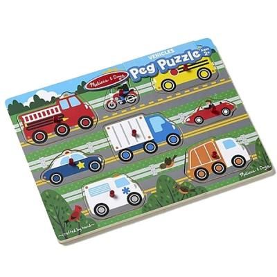 Розвиваюча іграшка Melissa&amp;Doug Пазл Вгадай машинку (MD19051) | Зображення 1