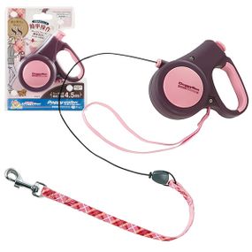 Рулетка DoggyMan Retractable Lead Trad Style XS, трос 4.5 м, коричневый