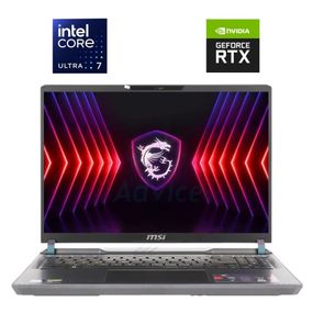 Ігровий ноутбук MSI Vector 16 / 16" (1920x1200) IPS / Intel Core Ultra 7 255HX (20 ядер по 2.4 - 5.2 GHz) / 32 GB DDR5 / 1000 GB SSD M.2 / nVidia GeForce RTX 5070 Ti, 12 GB GDDR7, 192-bit / WebCam / Win 11 Pro