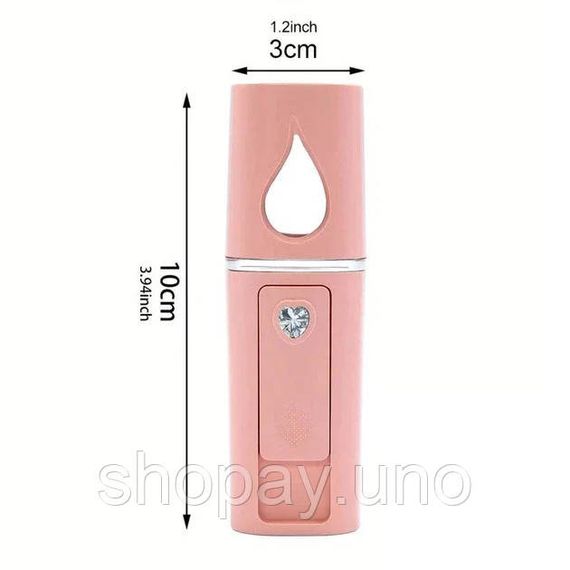 Портативный увлажнитель для лица Nano Mist Soraver AND MSK-3445 розовый | Зображення 3
