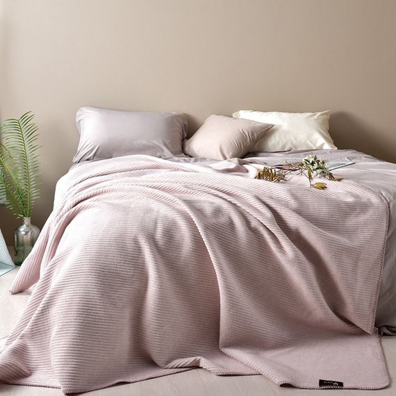 Покривало IDEIA 87210 Туреччина 200*220  Бавовна Рожевий