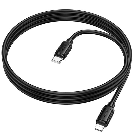 Дата кабель Hoco X115 Surpass Type-C to Lightning 27W (1m) Black | Зображення 3
