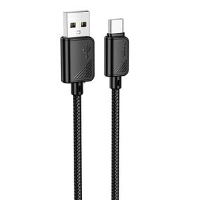 Дата кабель Hoco X113 Beneficio USB to Type-C (1m) Black
