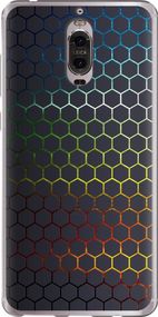 Чехол на Huawei Mate 9 Pro Переливающиеся соты "498u-819-17620"