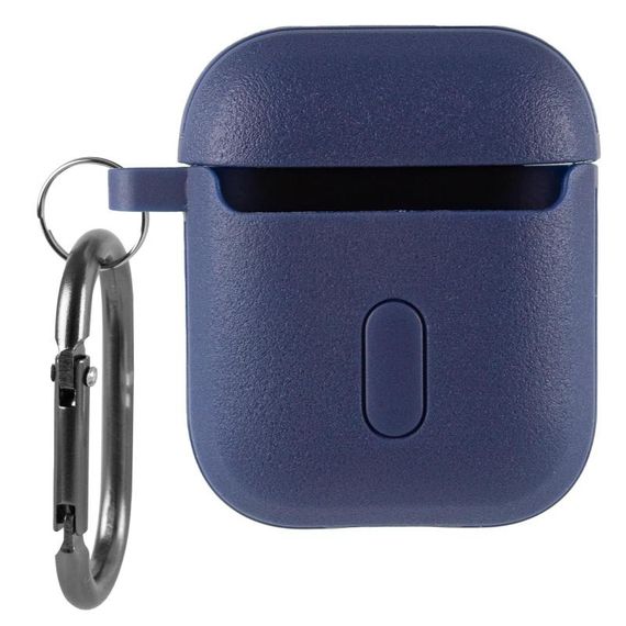 Футляр Frosted для навушників Airpods 1/2 Blue | Зображення 1
