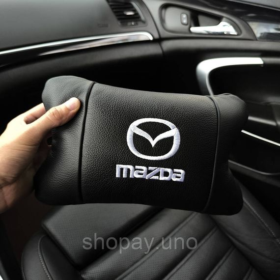 Оригинальный подарок автомобилисту Mazda, Подушка для голови в авто, Подушки для шеи на подголовник GF-60 | Зображення 8