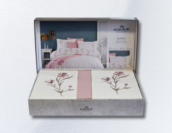 Постільна білизна Maribor Elegance Poplin 200 х 220 см Olinda Krem | Зображення 4