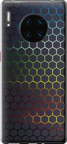 Чехол на Huawei Mate 30 Pro Переливающиеся соты "498u-1796-17620"