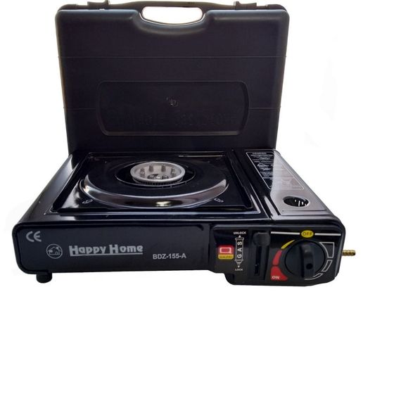 Плита газова в валізі 1 конфорка XPRO BDZ-155-A (6) чорна (MER-15346_335) | Зображення 4