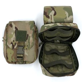 Тактическая армейская аптечка IRR Cordura 500D Мультикам (multicam) утилитарный, медицинский подсумок