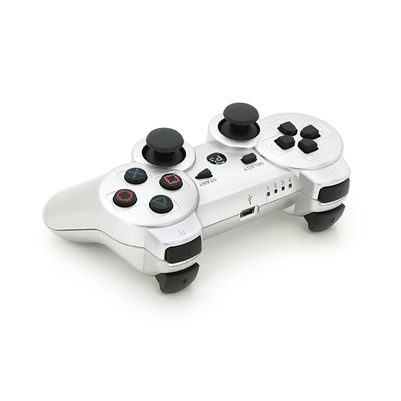 Бездротовий bluetooth джойстик PS3 SONY PlayStation 3 Срібло | Зображення 4
