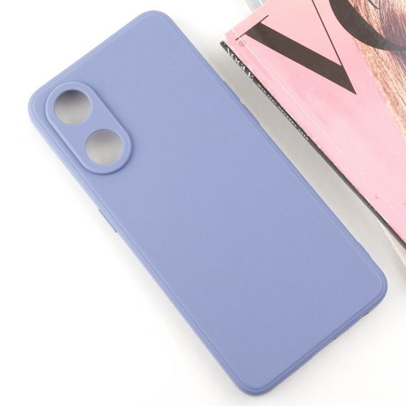 Силіконовий чохол Candy Full Camera для Oppo Reno 8 T 4G Блакитний / Mist blue | Зображення 1