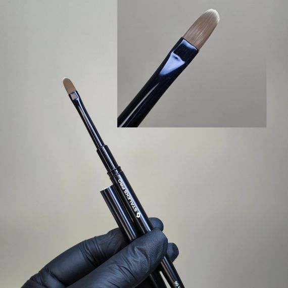 Овальний пензлик Staleks Pro Expert №6 (ворс 11мм)