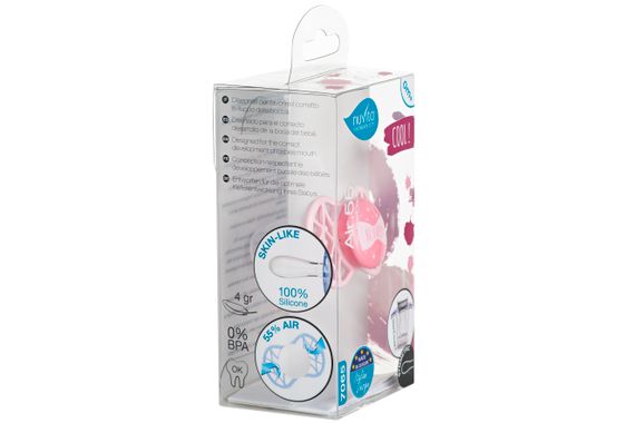 Пустышка симметрическая Nuvita NV7065 Air55 Cool 0m+ &quot;BE HAPPY&quot; цвет &quot;розовый кварц&quot; (NV7065RQ) | Зображення 3