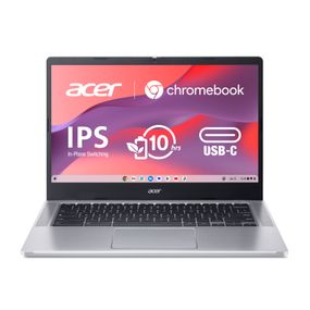 Ноутбук Acer Chromebook CB314-3HT 14' FHD IPS Touch, Intel P N6000, 8GB, F128GB, UMA, ChromeOS, сріблястий (NX.KB5EU.001)