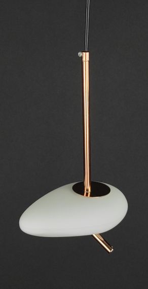 Люстра світлодіодна підвісна LED світильник для квартири на стелю лед 27708 Бронза 40-140х11х19 см.