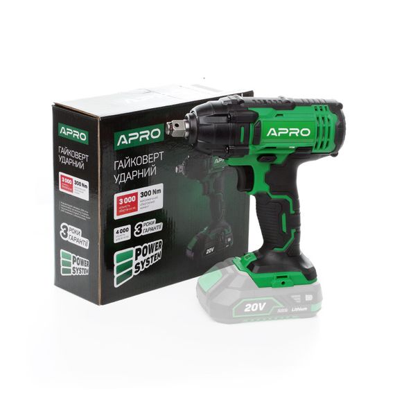 Гайковерт APRO 20В, без АКБ | Зображення 9