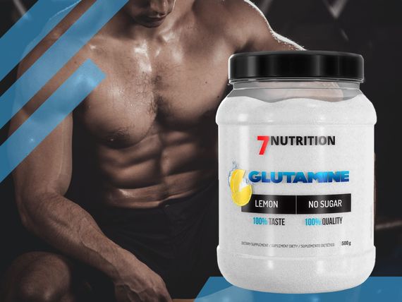 Глютамин 7 Nutrition Glutamine 500 g (Lemon) | Зображення 2