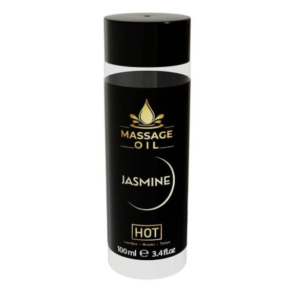 Масажна олія HOT Massage Oil Jasmin з ароматом жасмину, 100 мл