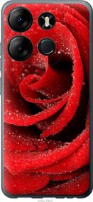 Чехол на Tecno Spark Go 2023 BF7 Красная роза "529u-2952-17620"