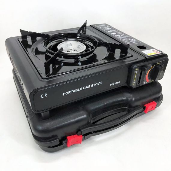 Портативна газова плитка BK-167A із перехідником під звичайний NZ-572 газовий балон | Зображення 5