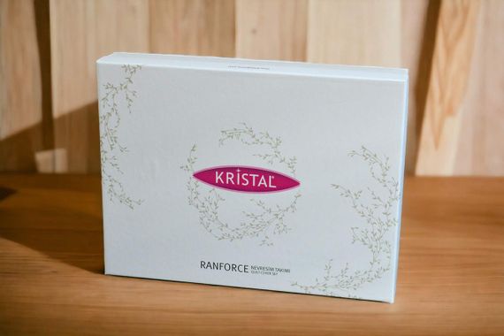 Комплект постільної білизни Kristal Ranforse 200×220 см Solar Pembe | Зображення 3