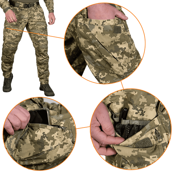 Штани Герць Poplin Піксель  (8254), S-Long | Зображення 3