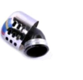 Фильтр воздушный (нулевик)   Ø42mm, 45*, колокол    (хром) EVO-3