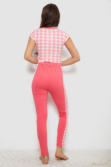 Пижама женская  -уценка, цвет розовый, 243R1488-017-U-1 | Зображення 3