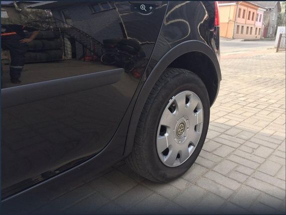 Накладки на арки (4 шт, чорний мат) для Volkswagen Golf 5 | Зображення 1