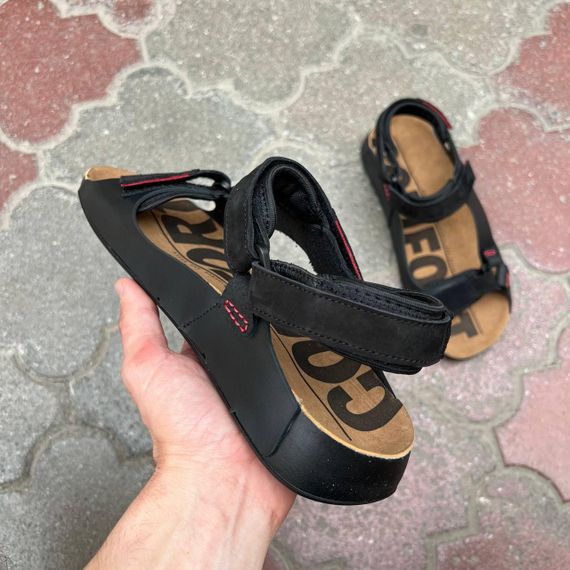 Чорні чоловічі сандалі Kadar 40 42 43 44 45 розмір | Зображення 2