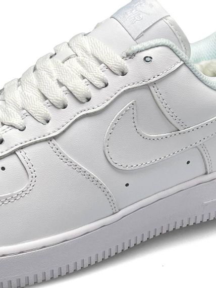 Мужские зимние кроссовки Air Force 1 All White Fur , Вьетнам 45 29 см | Зображення 7