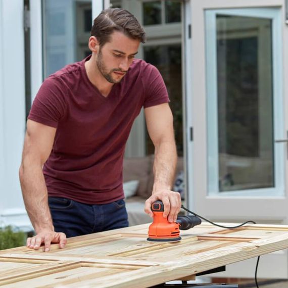 Шліфмашина ексцентрикова мережева BLACK+DECKER BEW210 | Зображення 3