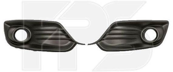 Решетка в бампер левая+правая Renault Megane '14-16 (c отв.) (FPS) 261520438R