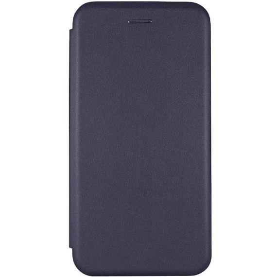 Шкіряний чохол (книжка) Classy для Samsung Galaxy A24 4G Темно-синій, Слот для візитки
