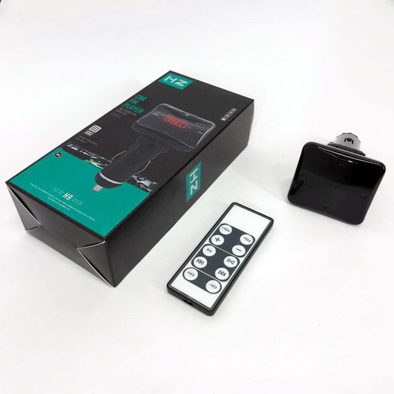 Модулятор FM с входным напряжением 12-24v HZ, Автомобильный модулятор с дисплеем, Блютуз фм передатчик WT-81 | Зображення 3