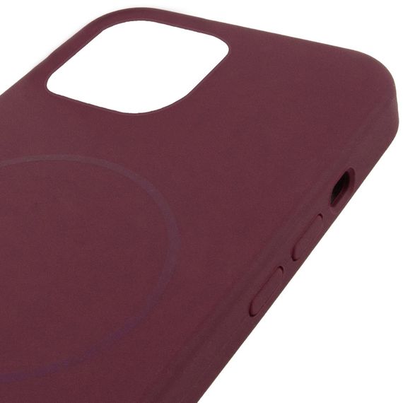 Чохол Silk Full Protective (AA) NO LOGO with Magnetic Fit для Apple iPhone 11 Pro (5.8") Бордовий / Plum | Зображення 3